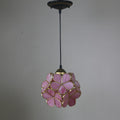 Stained Glass Pendant Light 1-Light Floral Design-Lighting > Pendant Lights-casanuva-casanuva