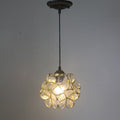 Stained Glass Pendant Light 1-Light Floral Design-Lighting > Pendant Lights-casanuva-220V-240V-Clear-casanuva