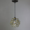 Stained Glass Pendant Light 1-Light Floral Design-Lighting > Pendant Lights-casanuva-casanuva