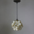 Stained Glass Pendant Light 1-Light Floral Design-Lighting > Pendant Lights-casanuva-casanuva
