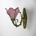 Stained Glass Wall Sconce Lamp Tiffany Petals 1-Light Design-Lighting > Wall Lights-casanuva-casanuva