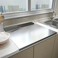 Stainless Steel Anti-Slip Chopping Board with Edge-Kitchen & Dining > Cutting Boards-casanuva-40 x 30 x 1.5 cm-casanuva