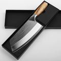 Stainless Steel Cleaver Knife-Kitchen & Dining > Knives-casanuva-Patrón Láser-casanuva