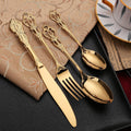 Stainless Steel Cutlery Set Polished Forks Knives and Spoons-Kitchen & Dining > Cutlery-casanuva-casanuva