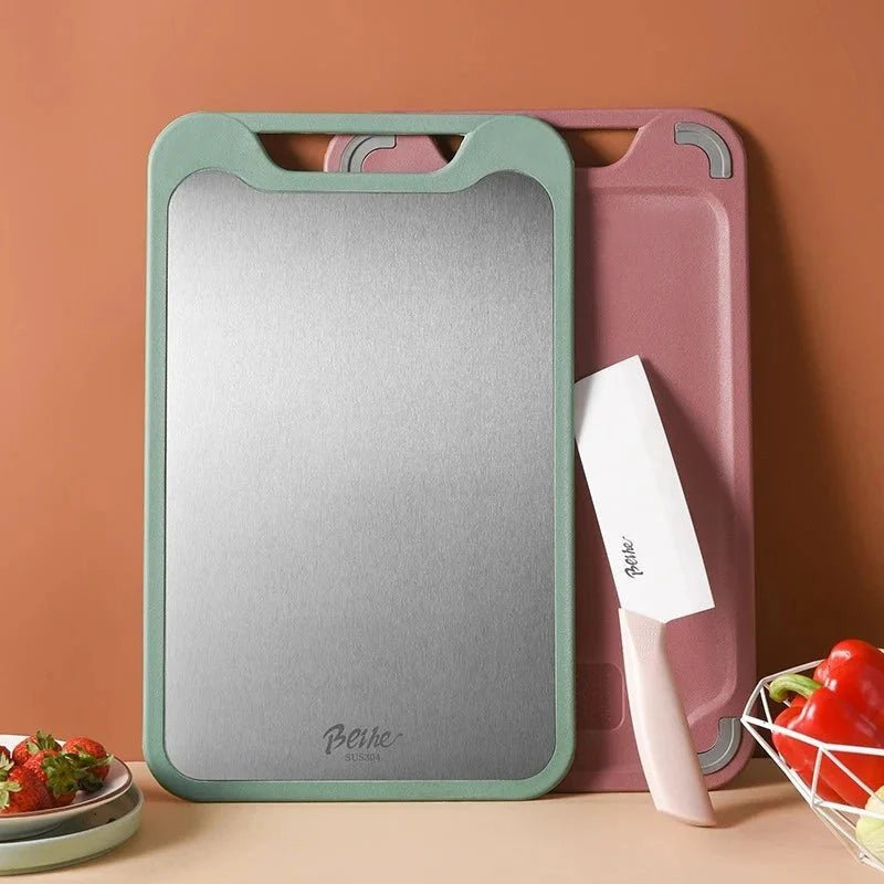 Stainless Steel Double Sided Cutting Board-Kitchen & Dining > Cutting Boards-casanuva-casanuva