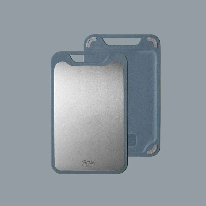 Stainless Steel Double Sided Cutting Board-Kitchen & Dining > Cutting Boards-casanuva-Blue-L-casanuva