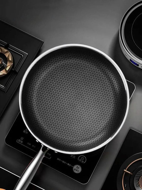 Stainless Steel Frying Pan Energy Saving Durable Cooking Tool-Kitchen & Dining > Cookware-casanuva-26 cm-casanuva