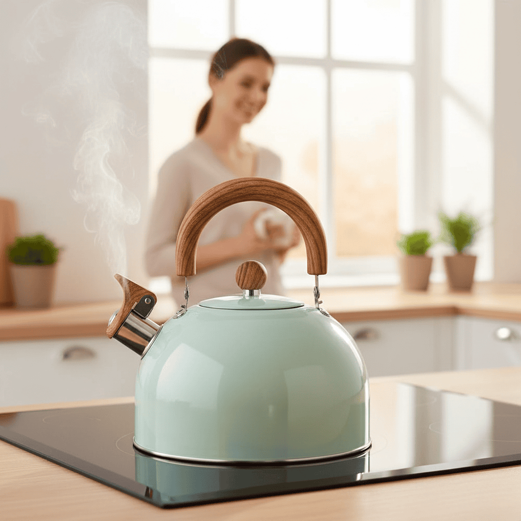 Stainless Steel Kettle 3L with Robust Structure and Soft Grip-Kitchen & Dining > Cookware-casanuva-casanuva