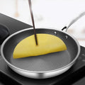 Stainless Steel Non-Stick Frying Pan for Effortless Cooking-Kitchen & Dining > Cookware-casanuva-casanuva