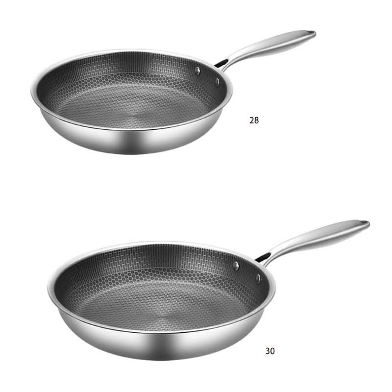 Stainless Steel Non-Stick Frying Pan for Effortless Cooking-Kitchen & Dining > Cookware-casanuva-casanuva