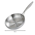 Stainless Steel Nonstick Frying Pan-Kitchen & Dining > Cookware-casanuva-11"-casanuva