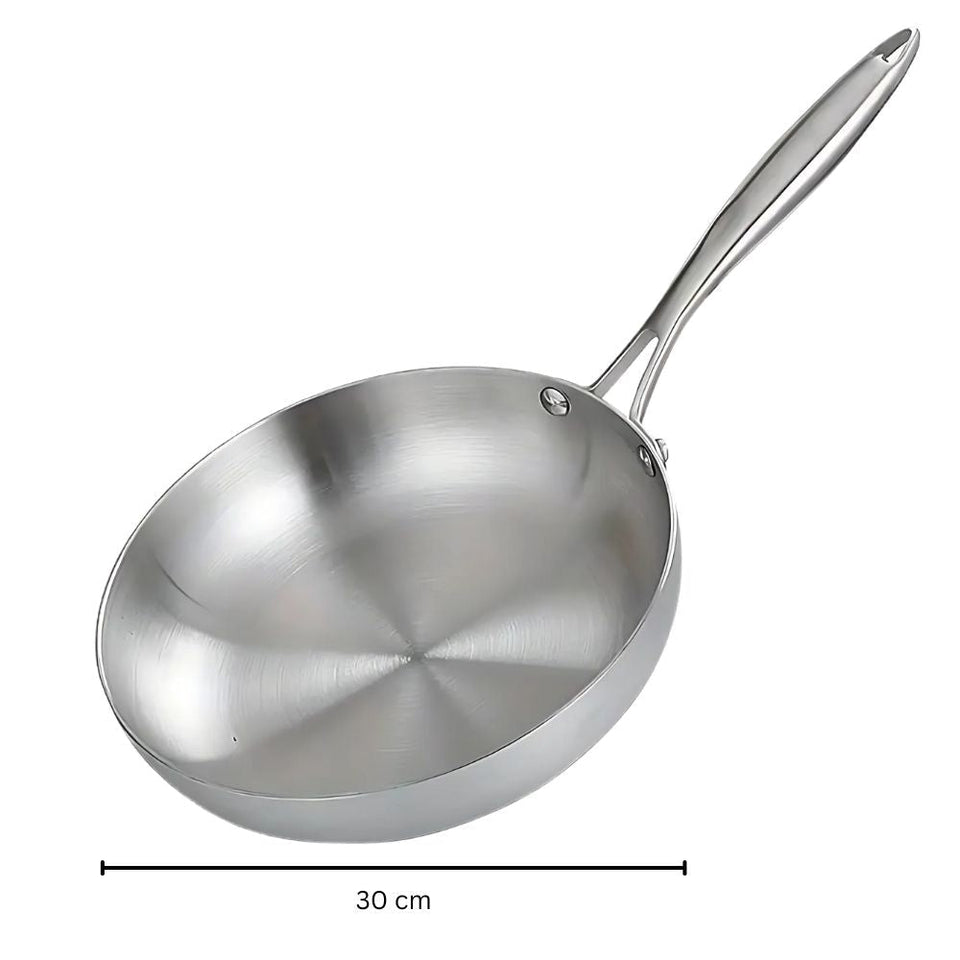Stainless Steel Nonstick Frying Pan-Kitchen & Dining > Cookware-casanuva-11.8"-casanuva