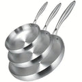 Stainless Steel Nonstick Frying Pan-Kitchen & Dining > Cookware-casanuva-casanuva