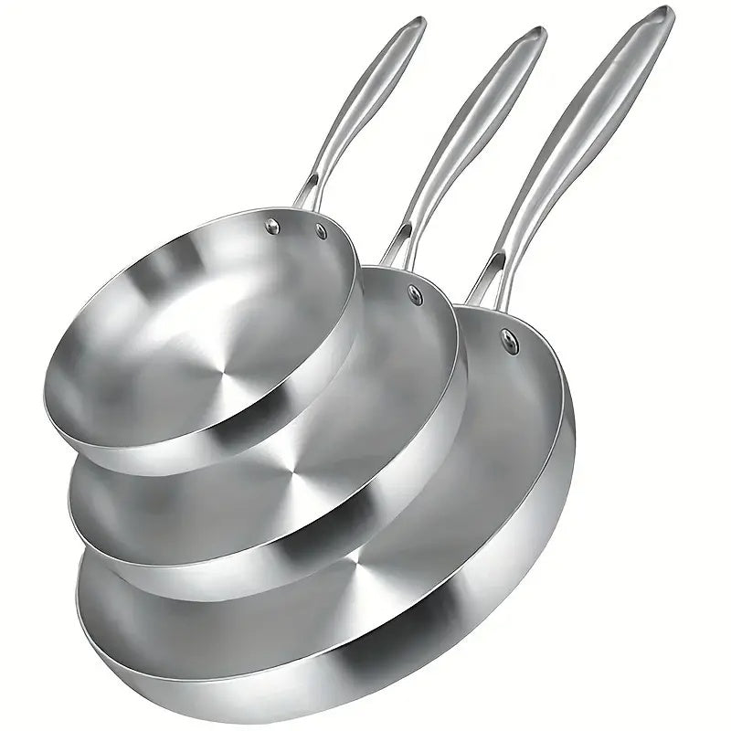 Stainless Steel Nonstick Frying Pan-Kitchen & Dining > Cookware-casanuva-casanuva