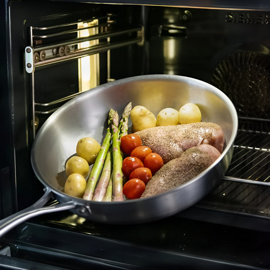Stainless Steel Nonstick Frying Pan-Kitchen & Dining > Cookware-casanuva-casanuva