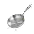Stainless Steel Nonstick Frying Pan-Kitchen & Dining > Cookware-casanuva-8.6"-casanuva