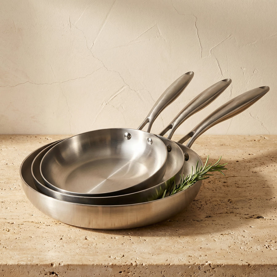 Stainless Steel Nonstick Frying Pan-Kitchen & Dining > Cookware-casanuva-casanuva