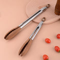 Stainless Steel and Wood Kitchen Tongs Set for Cooking-Kitchen & Dining > Cooking Utensils-casanuva-casanuva