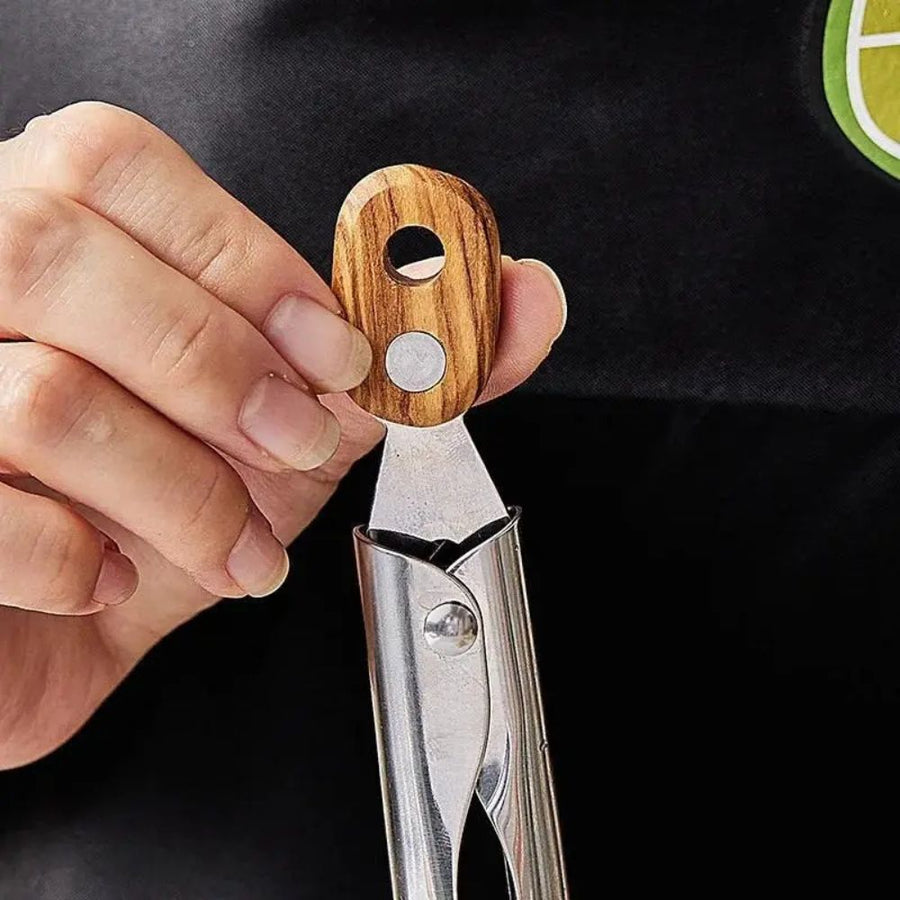 Stainless Steel and Wood Kitchen Tongs Set for Cooking-Kitchen & Dining > Cooking Utensils-casanuva-casanuva
