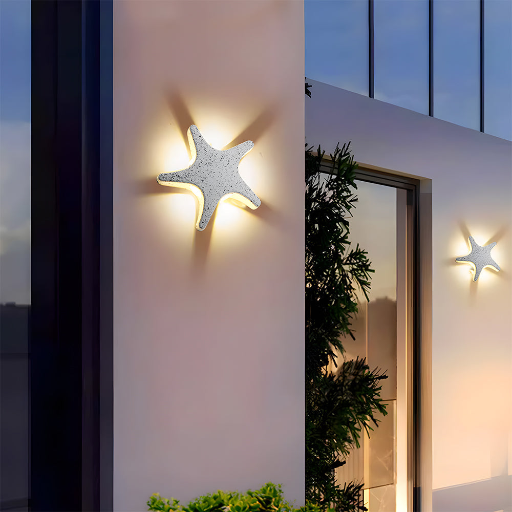 Star Shape LED Outdoor Wall Light-Lighting > Outdoor Lighting-casanuva-casanuva