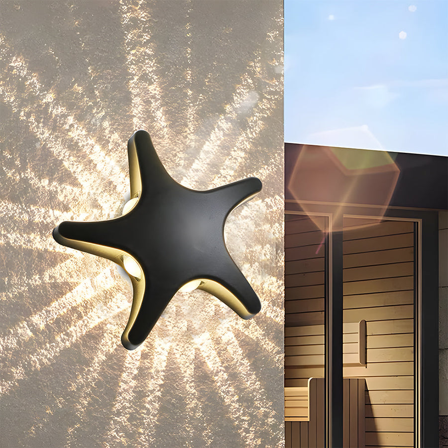 Star Shape LED Outdoor Wall Light-Lighting > Outdoor Lighting-casanuva-casanuva