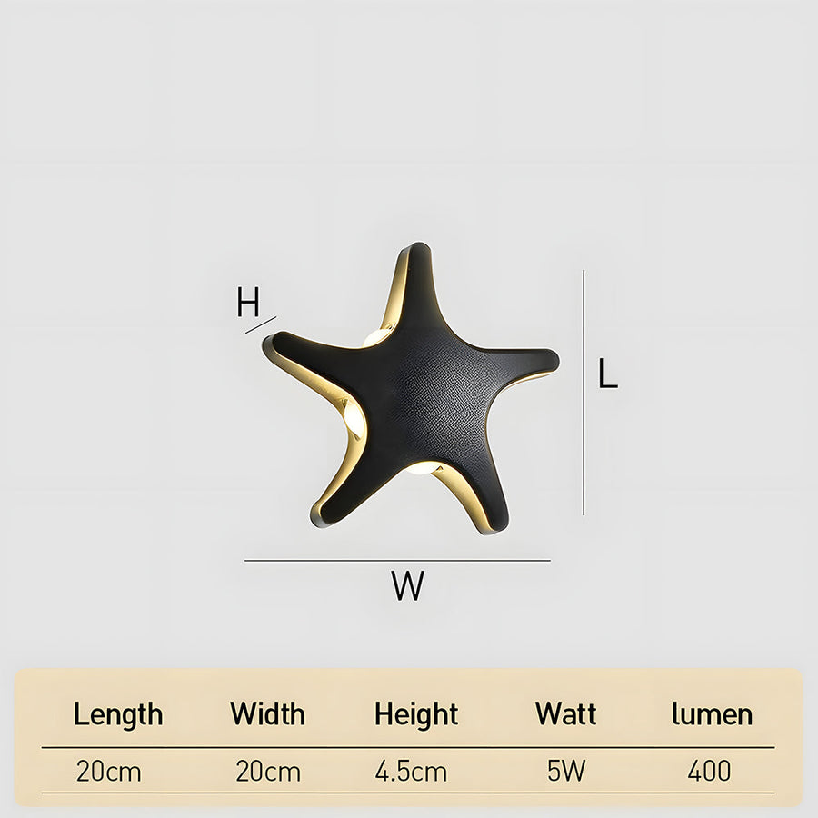 Star Shape LED Outdoor Wall Light-Lighting > Outdoor Lighting-casanuva-casanuva