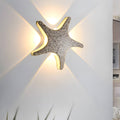 Star Shape LED Outdoor Wall Light-Lighting > Outdoor Lighting-casanuva-Yellow Marble-L20cm*W20cm-White Light-casanuva