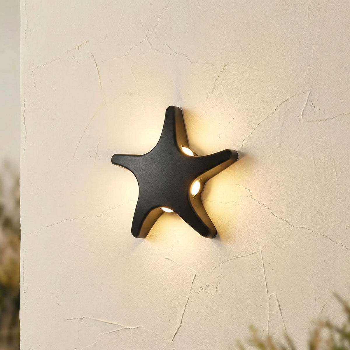 Star Shape LED Outdoor Wall Light-Lighting > Outdoor Lighting-casanuva-casanuva