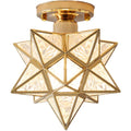 Star Shape Semi Flush Mount Ceiling Light Fixture-Lighting > Ceiling Lights-casanuva-casanuva