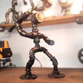 Steampunk Table Lamp with Vintage Design and Edison Bulb-Lighting > Table Lamps-casanuva-The Skirmisher-EU-casanuva