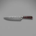 Steel Chef Knife 20 cm Professional Kitchen Knife with Resin Wood Handle-Kitchen & Dining > Knives-casanuva-casanuva