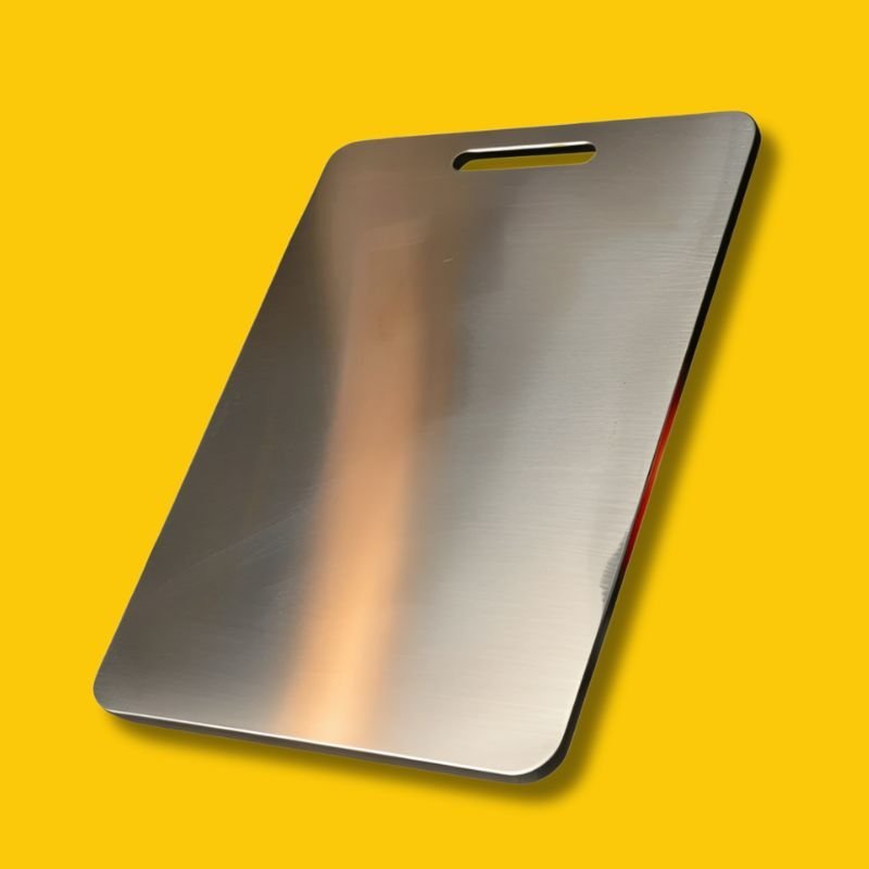 Steel Cutting Board Non-Toxic Safe Chopping Surface-Kitchen & Dining > Cutting Boards-casanuva-Small - 30x20cm-casanuva