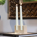 Stone Candle Stand Timeless Glow-Home Decor > Candle Holders-casanuva-casanuva