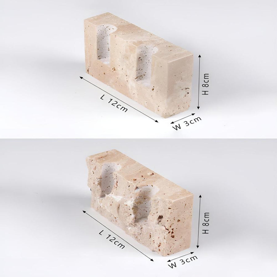 Stone Candle Stand Timeless Glow-Home Decor > Candle Holders-casanuva-casanuva