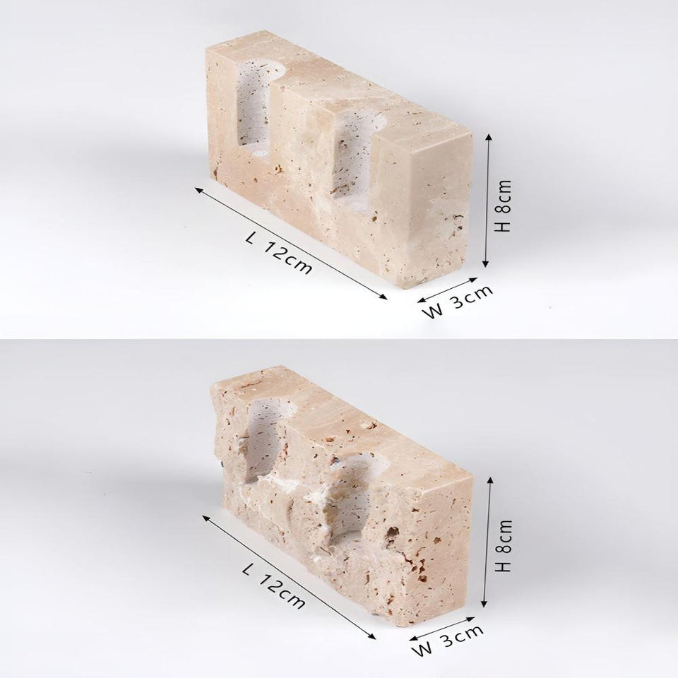 Stone Candle Stand Timeless Glow-Home Decor > Candle Holders-casanuva-casanuva