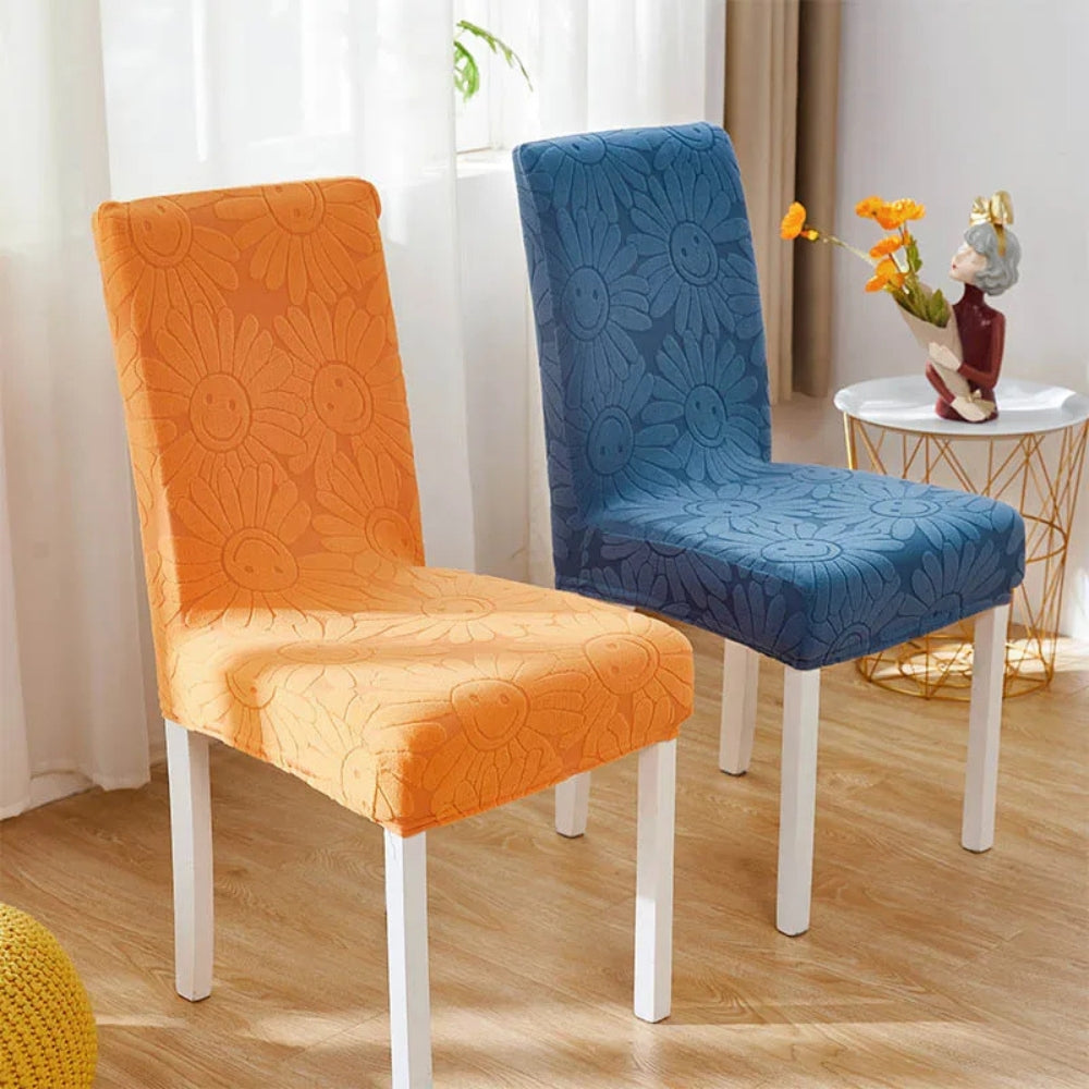 Stretch Flower Chair Cover-Covers & Textiles > Chair Covers-casanuva-casanuva