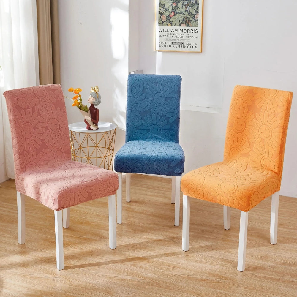 Stretch Flower Chair Cover-Covers & Textiles > Chair Covers-casanuva-casanuva