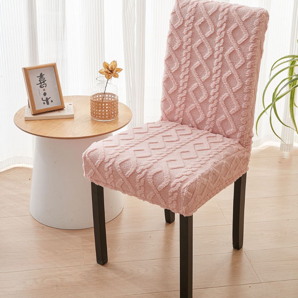 Stretch Jacquard Dining Chair Cover Washable-Covers & Textiles > Chair Covers-casanuva-casanuva