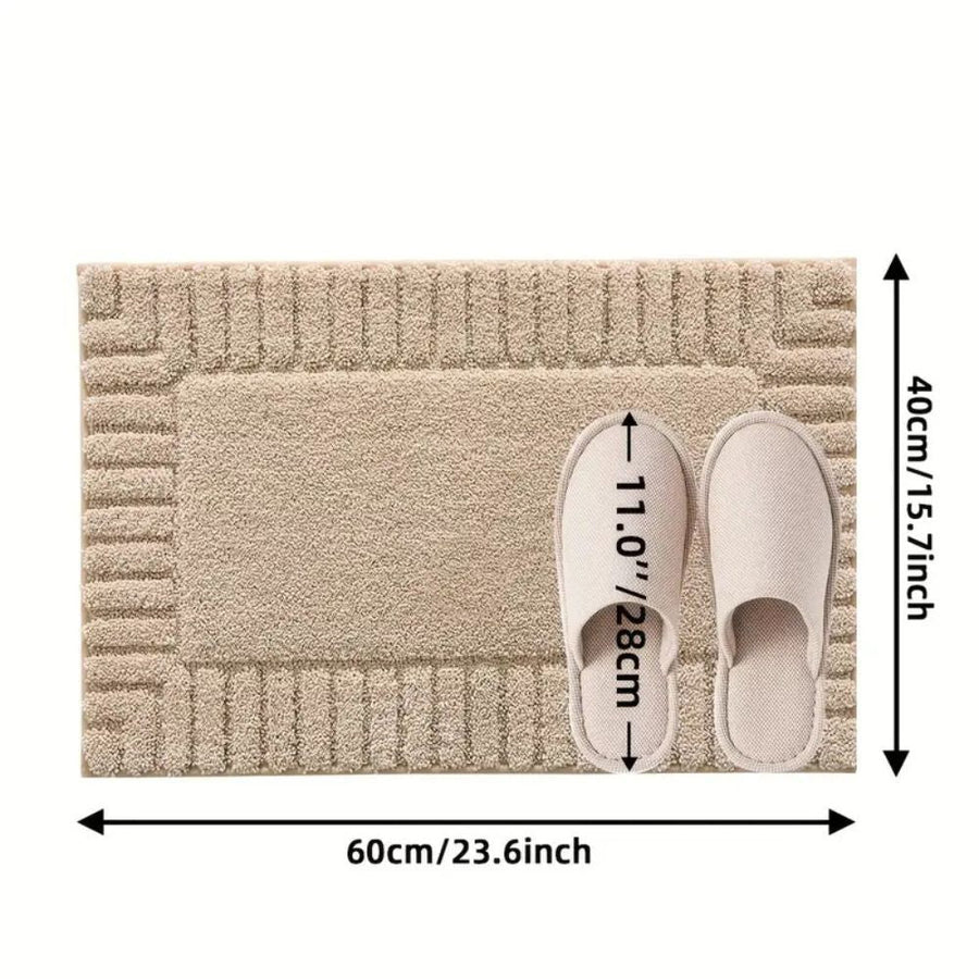 Stripe Bath Rug Mat Minimalist Design-Bedding & Bath > Bath Mats-casanuva-casanuva