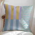 Striped Cushion Cover-Covers & Textiles > Cushion Covers-casanuva-Pastel Bloom-casanuva
