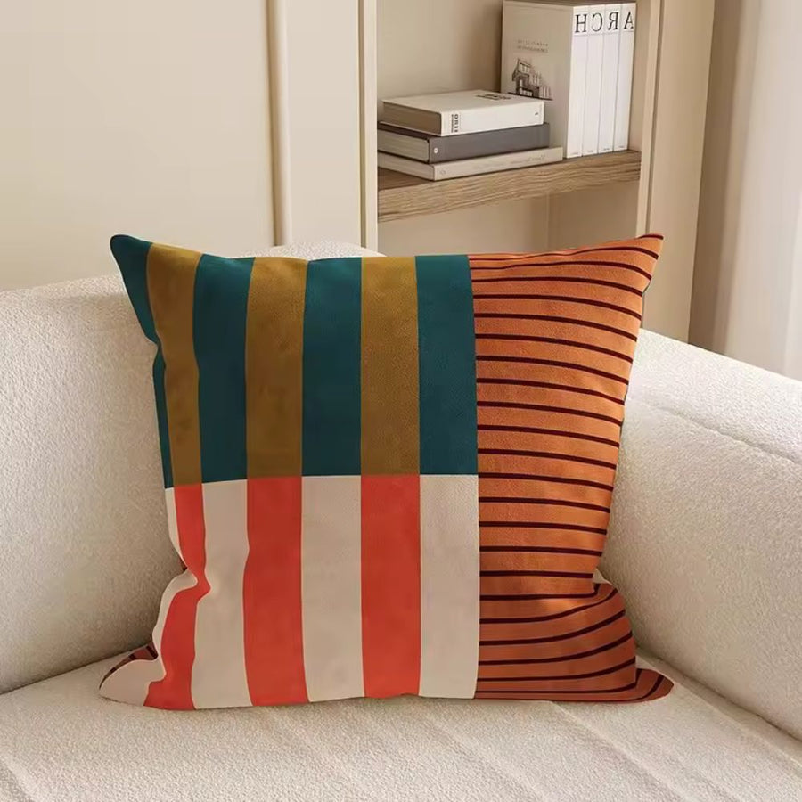 Striped Cushion Cover-Covers & Textiles > Cushion Covers-casanuva-Urban Terra-casanuva