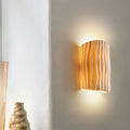 Striped Resin Half Cylinder Wall Sconce Lamp 2-Light-Lighting > Wall Lights-casanuva-casanuva