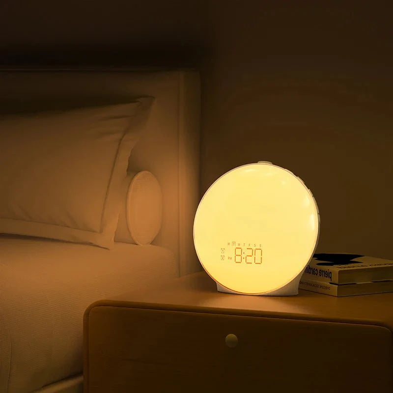 Sunrise Alarm Clock with Nature Sounds and Light Simulation-Home Decor > Clocks-casanuva-casanuva