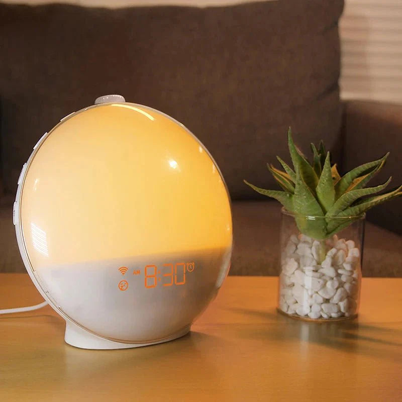 Sunrise Alarm Clock with Nature Sounds and Light Simulation-Home Decor > Clocks-casanuva-casanuva