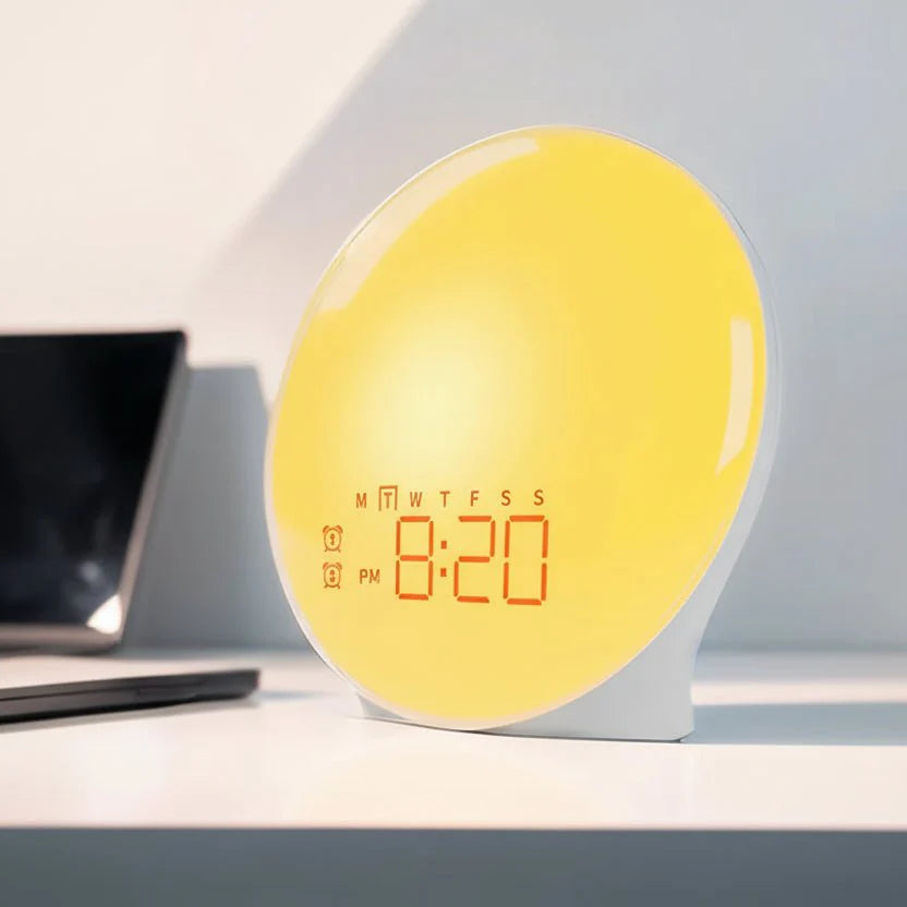 Sunrise Alarm Clock with Nature Sounds and Light Simulation-Home Decor > Clocks-casanuva-casanuva