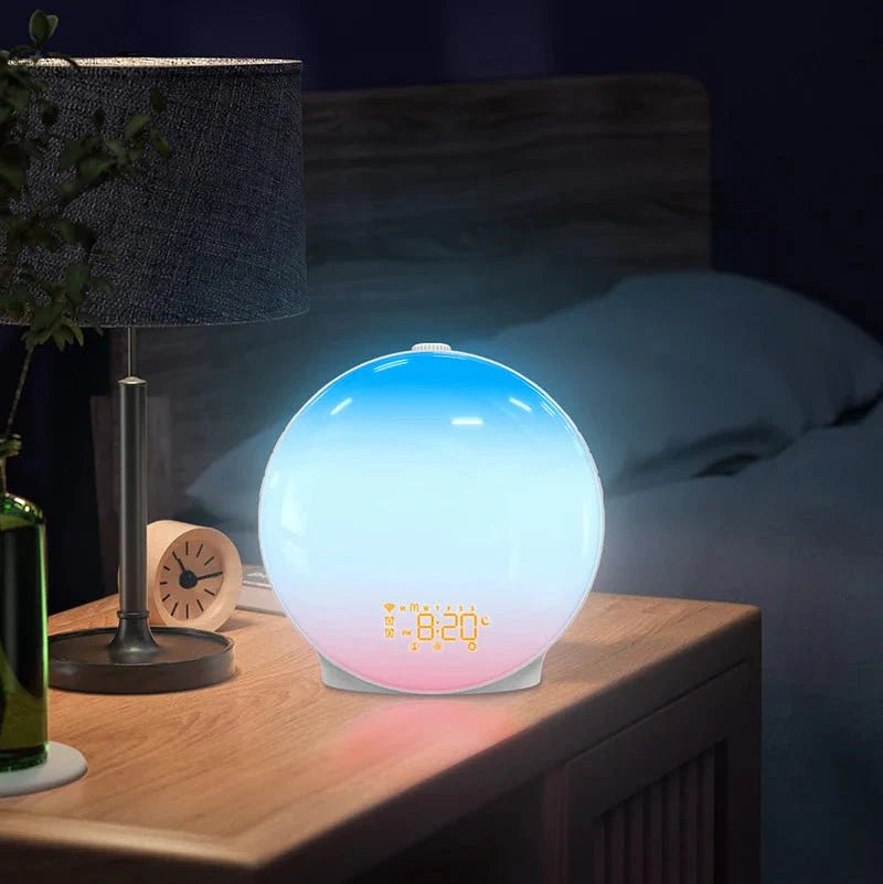 Sunrise Alarm Clock with Nature Sounds and Light Simulation-Home Decor > Clocks-casanuva-casanuva