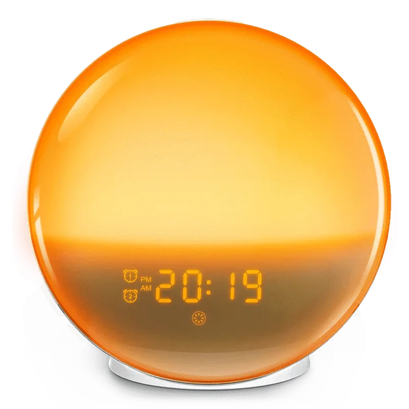 Sunrise Alarm Clock with Nature Sounds and Light Simulation-Home Decor > Clocks-casanuva-NZ6688J-casanuva