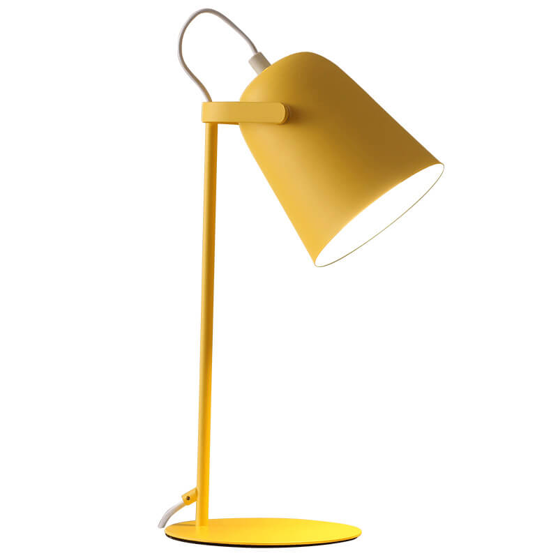 Table Lamp Nordic Macaron Color Iron Bucket Design 1-Light-Lighting > Table Lamps-casanuva-casanuva