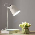 Table Lamp Nordic Macaron Color Iron Bucket Design 1-Light-Lighting > Table Lamps-casanuva-White-110V-120V-casanuva