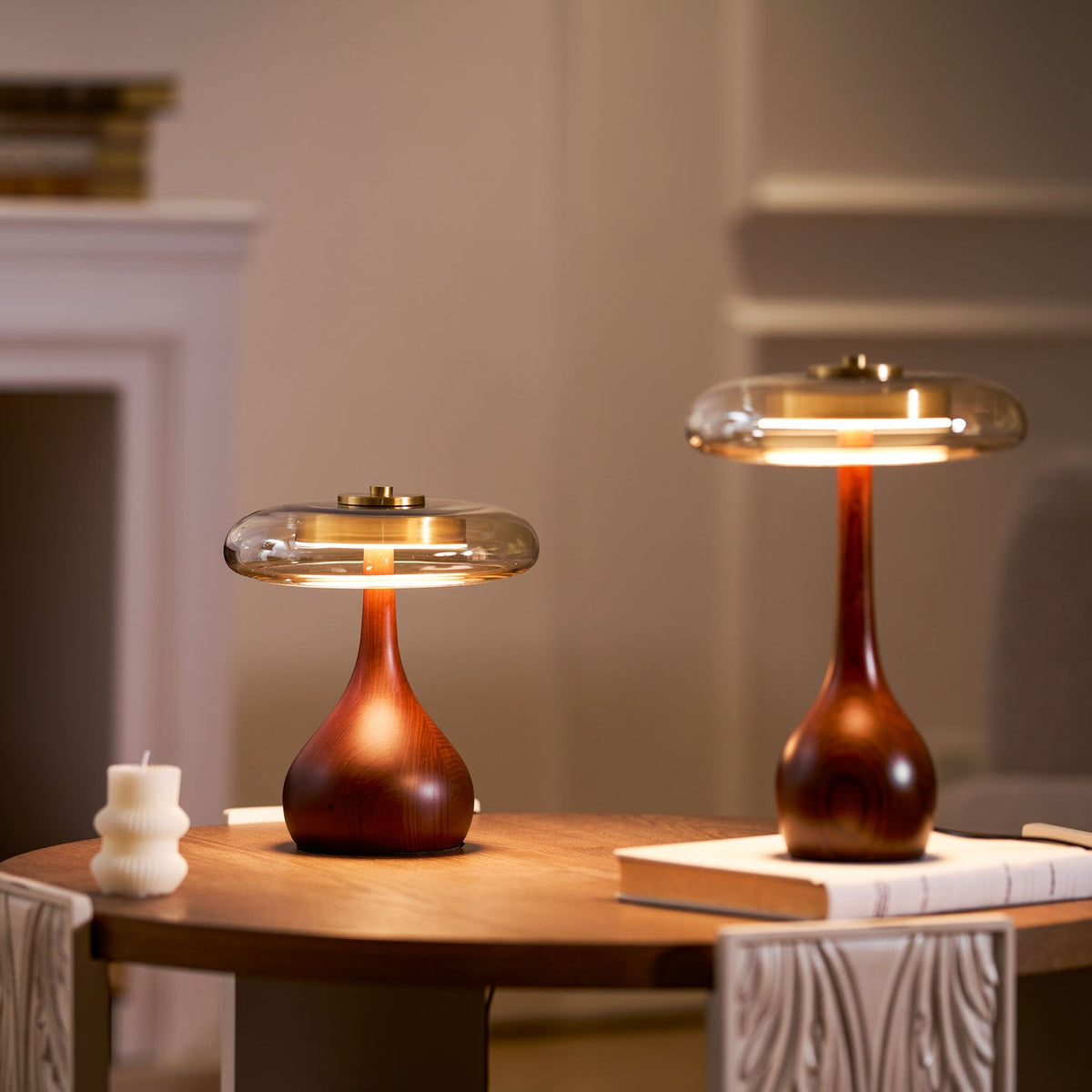 Table Lamp with Fabric Shade-Lighting > Table Lamps-casanuva-casanuva